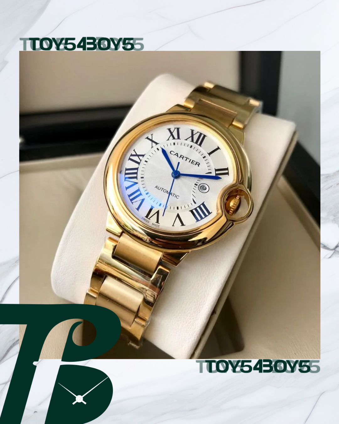 Ballon Bleu Gold